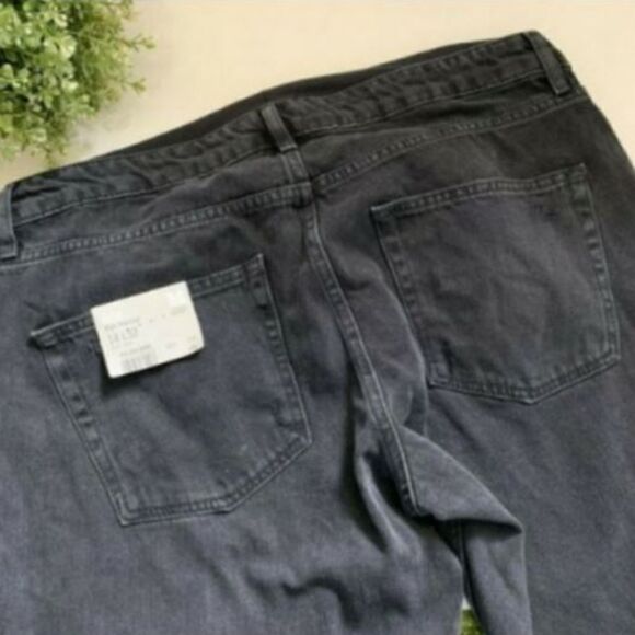 Topshop Over the Bump Mom Jeans 10 Black - Picture 4 of 8